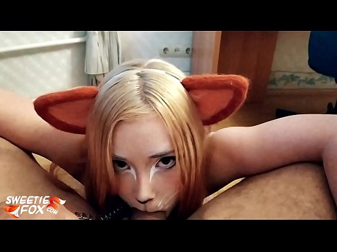 ❤️ Kitsune yutmak çük ve boşalmak içinde ona ağız ❤❌ Süper porno bizde